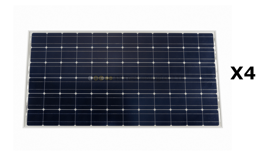 4x Victron Energy Solar Panel 12V 175W Mono series 4a