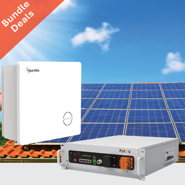 Hoymiles HYS 6.0kW Hybrid Inverter ph1 & Pytes V5 Battery Deals