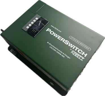 PowerSwitch by KARTT - 2kW Inverter/Charger built in screen