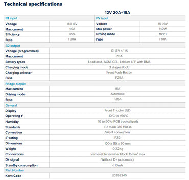 Dolphin Mini Booster 12V 20A/18A + MPPT 140W Silent