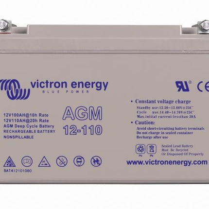 Victron Energy AGM Dual Purpose Battery 12V 110Ah - BAT412101084