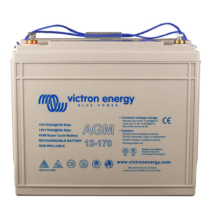 Victron Energy AGM Super Cycle Battery 12V 170Ah (M8) - BAT412117081