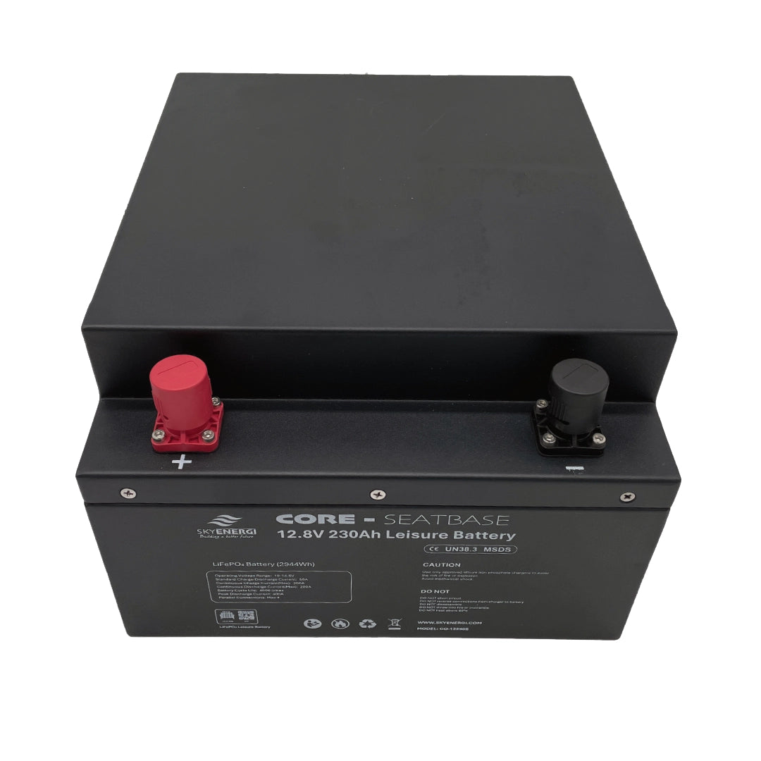 Lithium Leisure Battery - Skyenergi Core 230Ah Seat-base Bluetooth & Heat-Pad