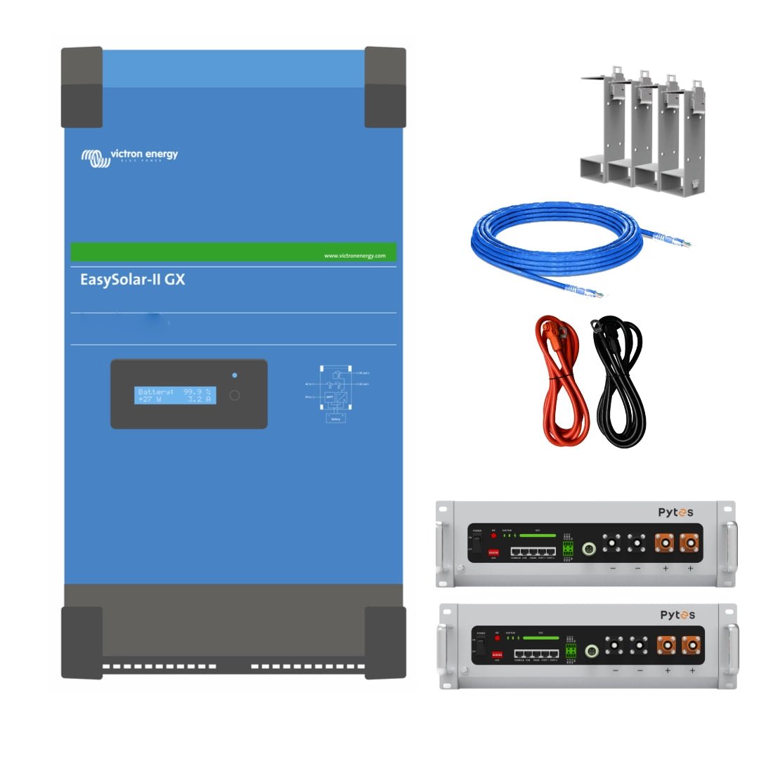 Victron 5000 Easysolar 2 GX with Pytes Lithium Batteries