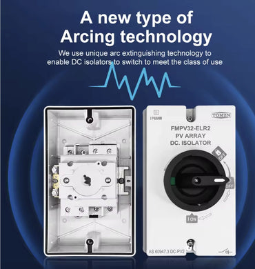 Skyenergi ELR2 DC Isolator Switch, 4 Pole 32 Amp
