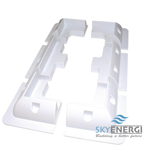 Skyenergi 7 pieces ABS Solar Panel Mounting Kit