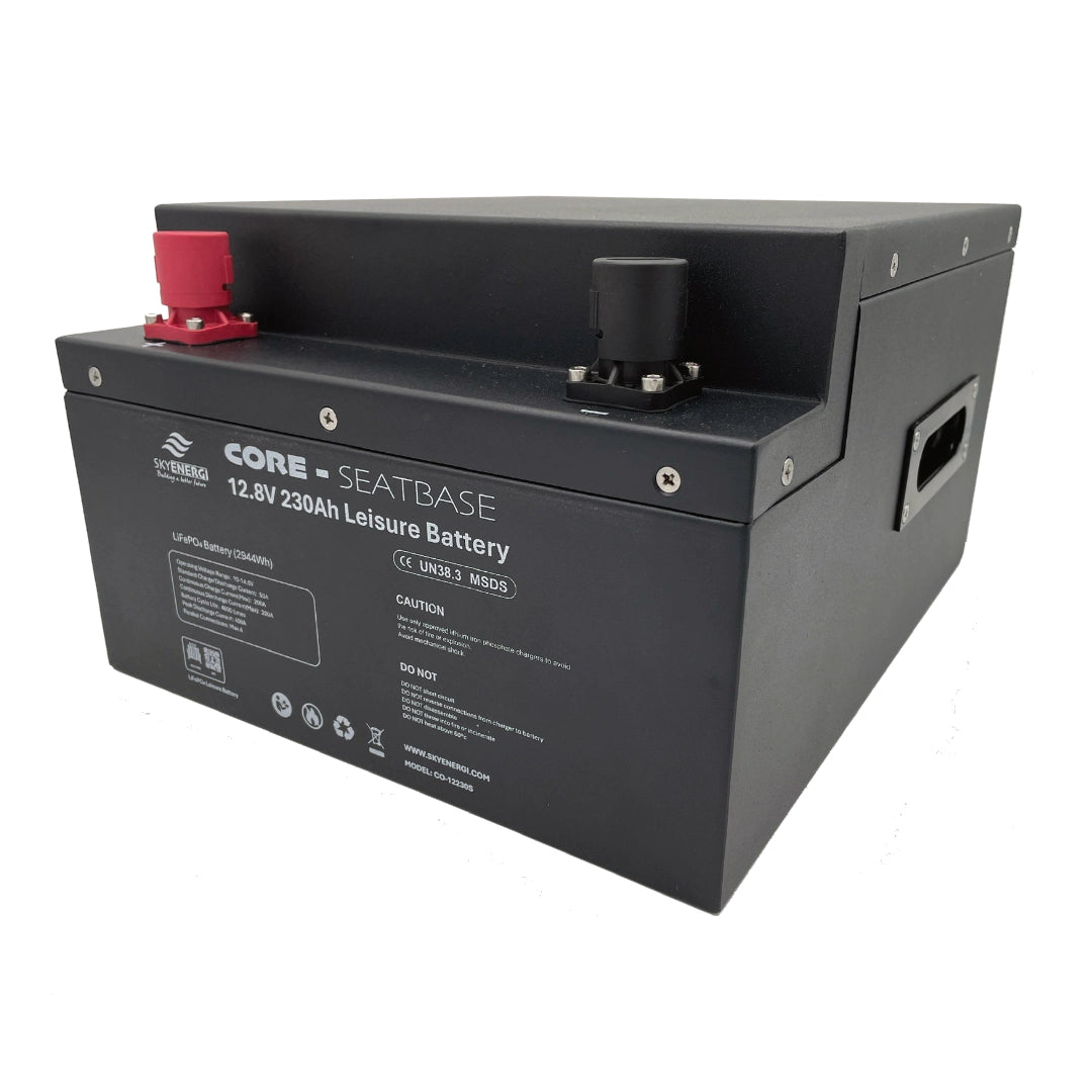 Lithium Leisure Battery - Skyenergi Core 230Ah Seat-base Bluetooth & Heat-Pad
