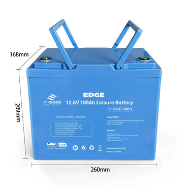 2 X Skyenergi Edge 100Ah Lithium Leisure Battery