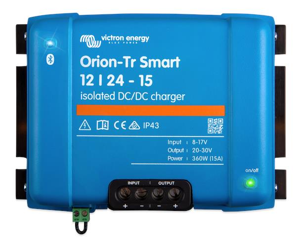 Victron Energy Orion-Tr Smart 12/24V 15A (360W) Isolated DC-DC Charger - ORI122436120