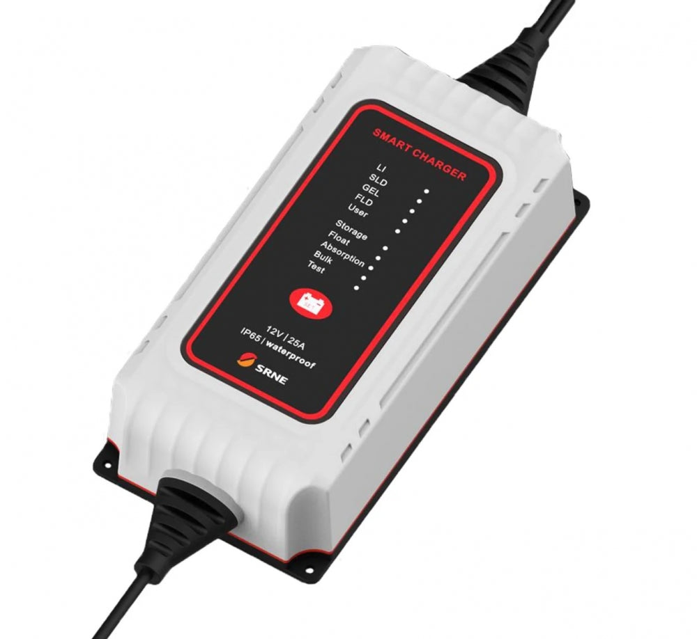 SRNE 12V 25A Intelligent Charger