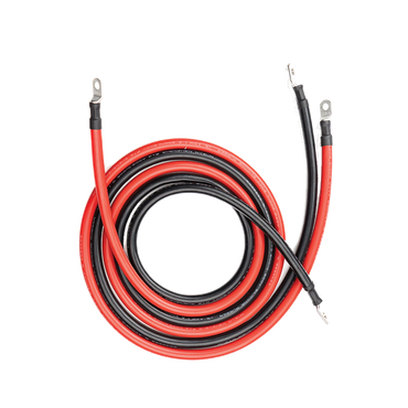 Pytes 4AWG (25mm) Battery Cable M8 Lugs (pair)