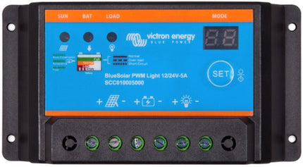 Victron Energy BlueSolar PWM Light Charge Controller 12/24V 5A - SCC010005000