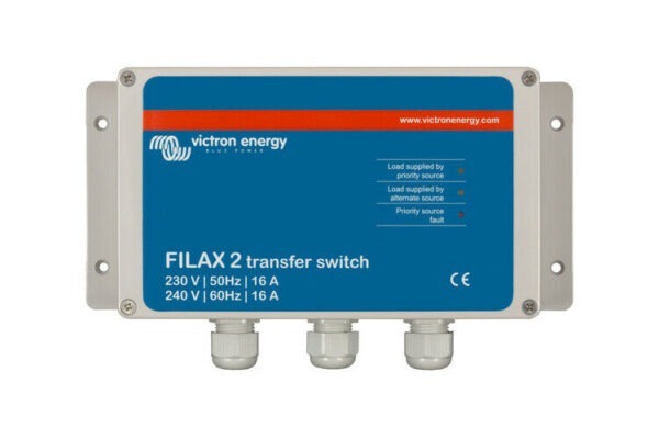 Victron Energy Filax 2 Transfer Switch CE 110V 50Hz-120V 60Hz - SDFI0000110