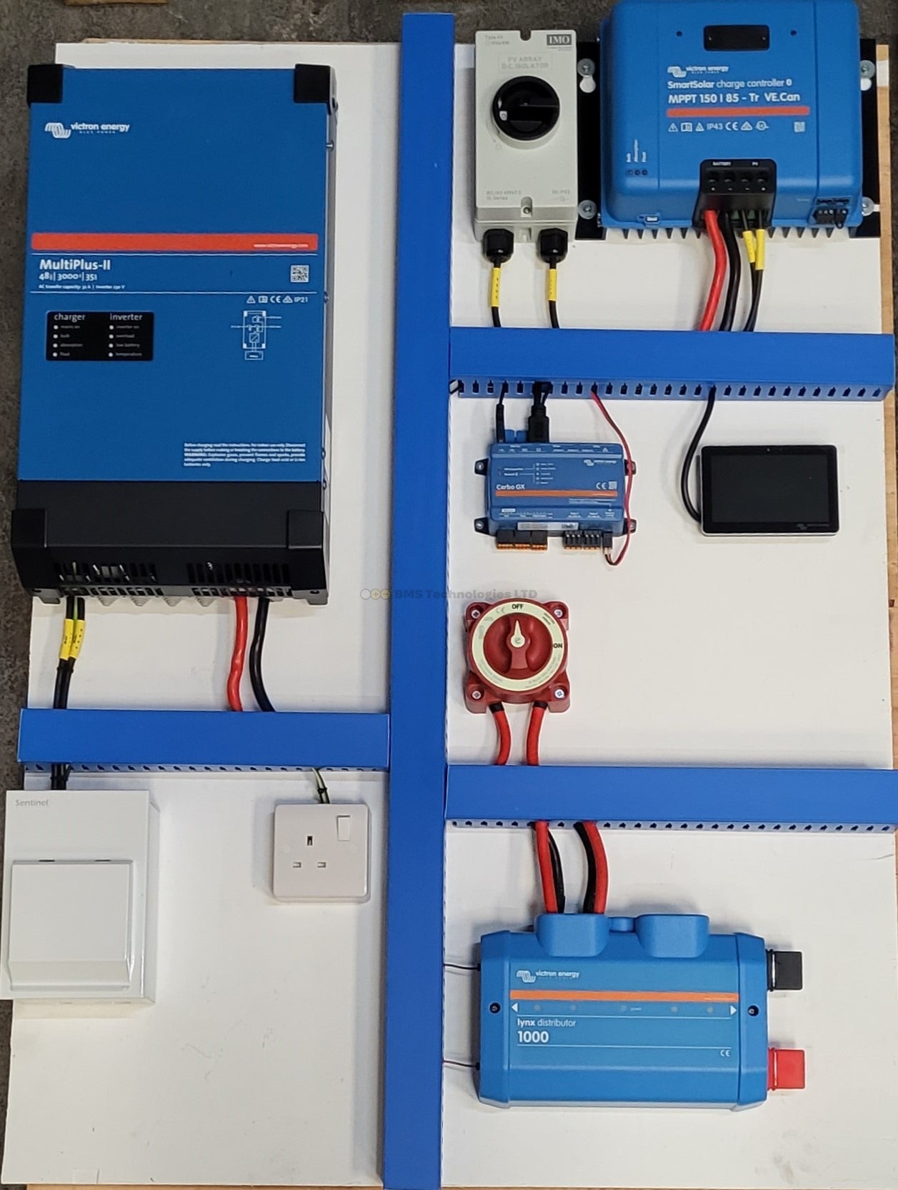2 Person Household Home Energy Storage Set Up – Includes Batteries and Panels – 3KVA-ESS-FK