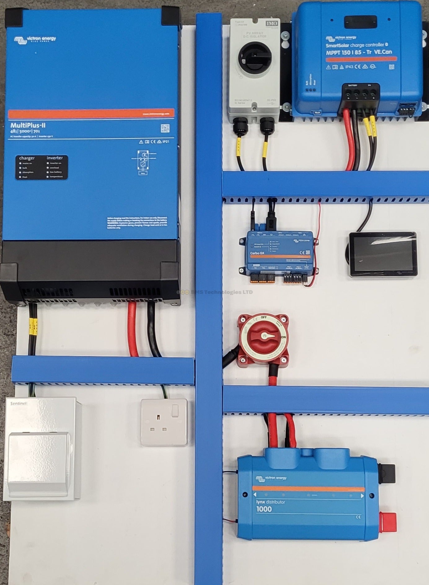 3 Person Household Home Energy Storage Set Up – Includes Batteries and Panels – 5KVA-ESS-FK