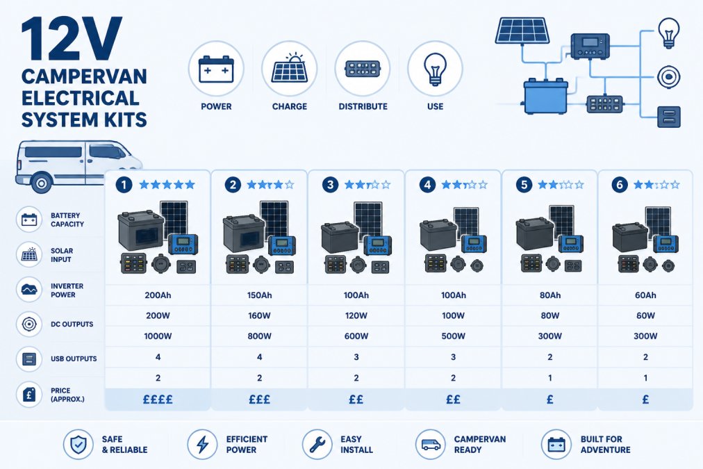 12V Campervan Electrical System Kits: Complete Guide