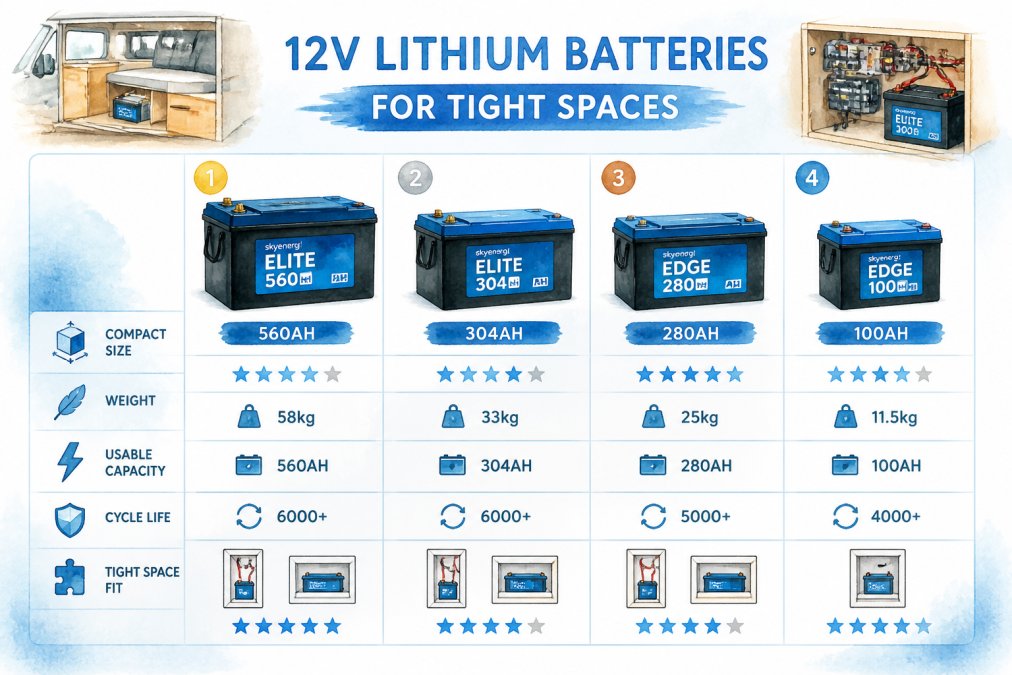 12V Lithium Battery for Tight Spaces: Complete Guide