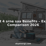 Campervan lithium battery install by driveway