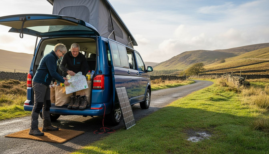 UK campervan with SRNE eco system setup