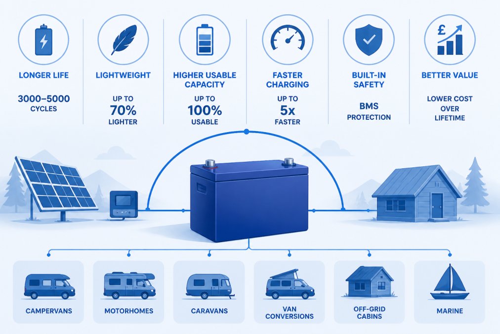Benefits of Lithium for Off-Grid: 2026 Guide