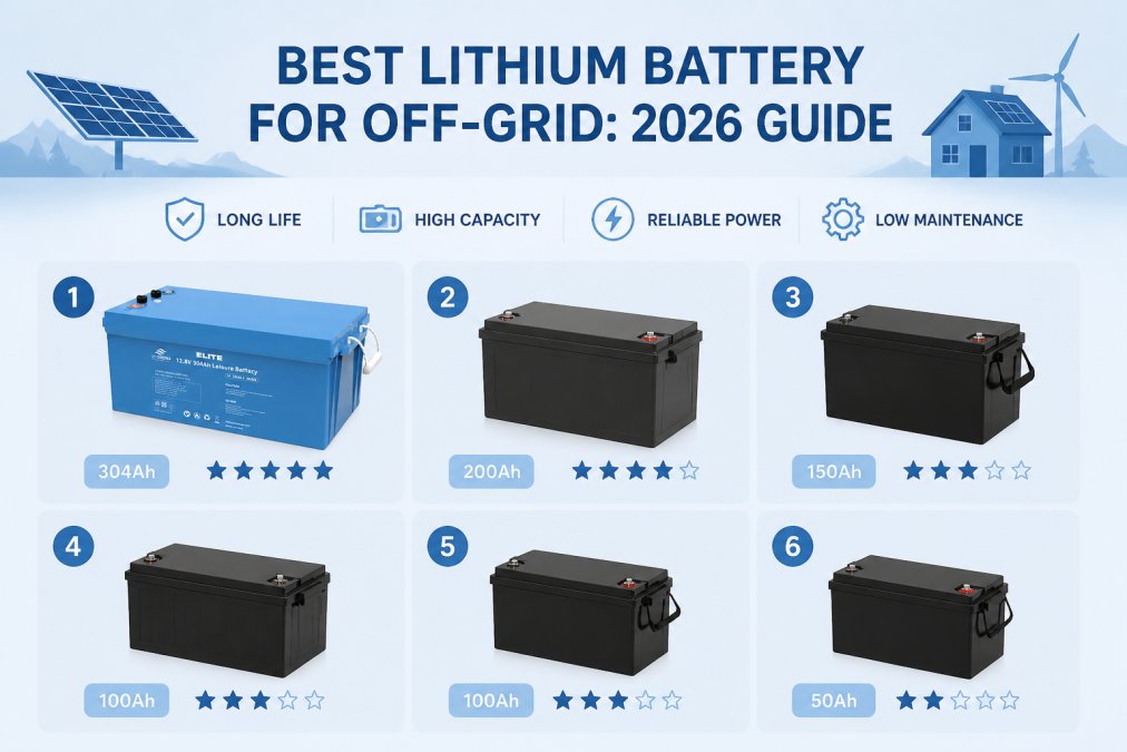 Best Lithium Battery for Off-Grid: 2026 Guide