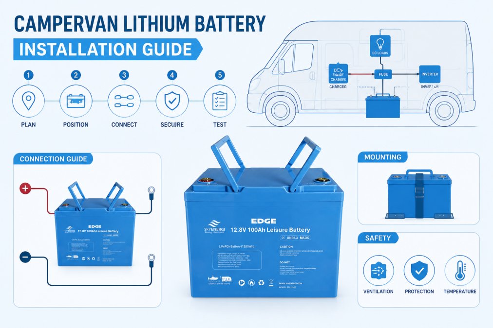 Campervan Lithium Battery Installation Guide