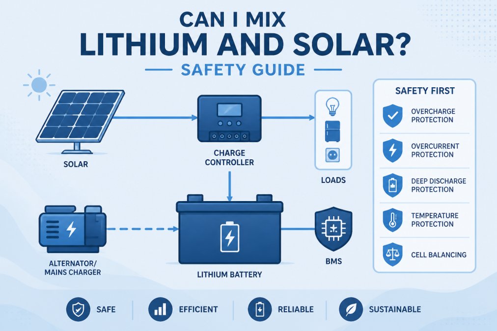Can I Mix Lithium and Solar? Safety Guide