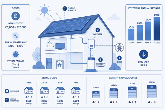 Home Solar Array: Costs, Sizing & Battery Storage