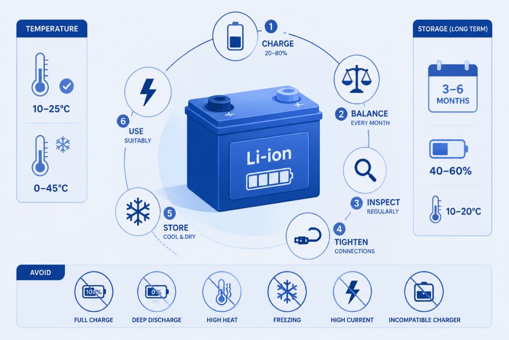 How to Maintain Lithium Batteries: 2026 UK Guide