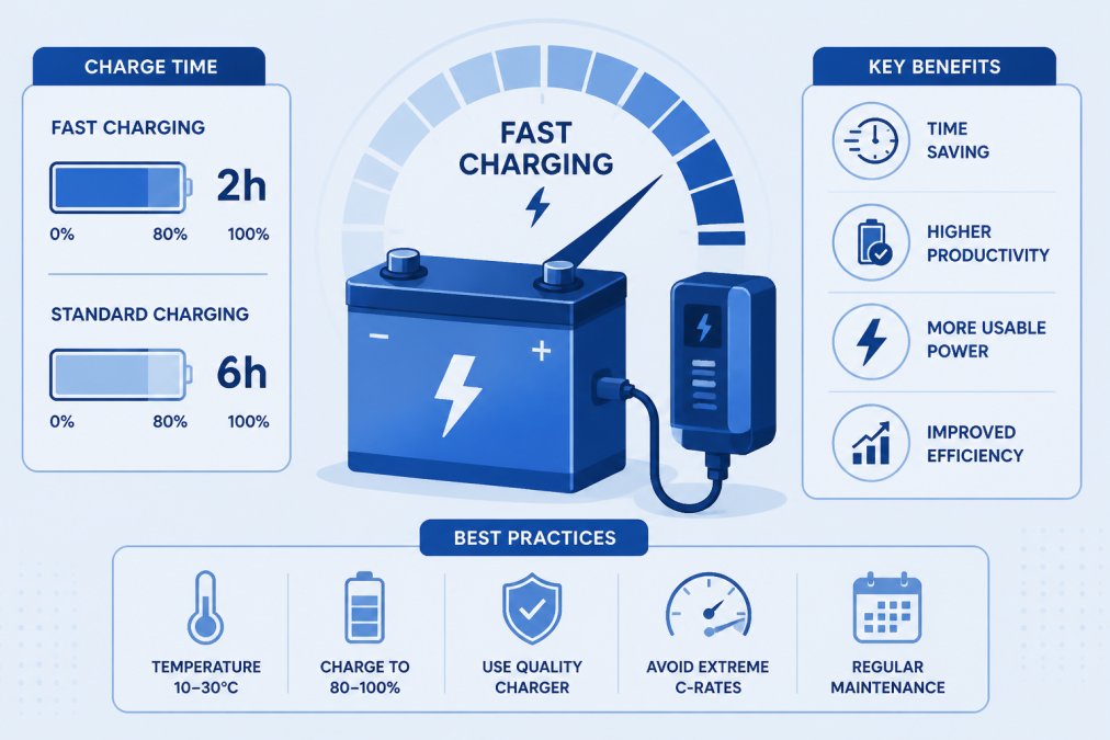 Lithium Battery Fast Charging: Benefits & Best Practices
