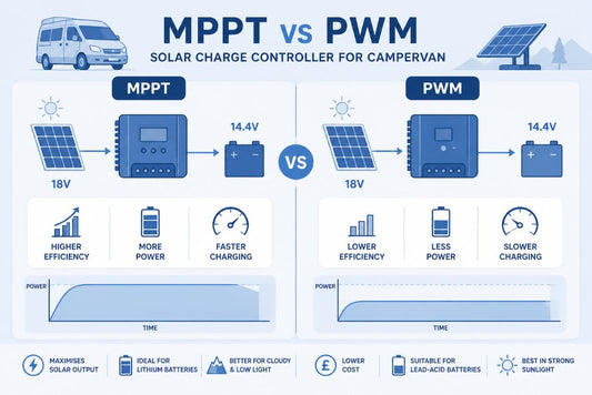 MPPT vs PWM Solar Charge Controller for Campervan
