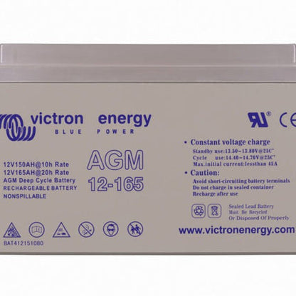 Victron Energy AGM Dual Purpose Battery 12V 165Ah - BAT412151084