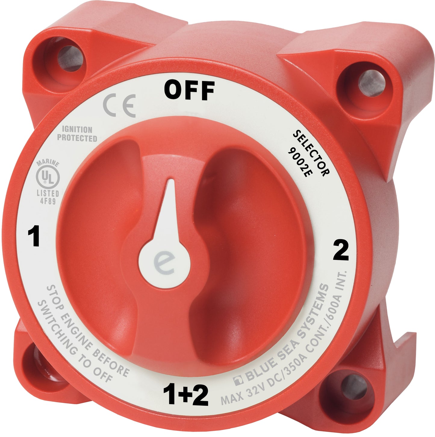 Blue Sea e-Series Selector Battery Switch with AFD - 9002e