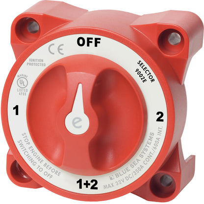 Blue Sea e-Series Selector Battery Switch with AFD - 9002e