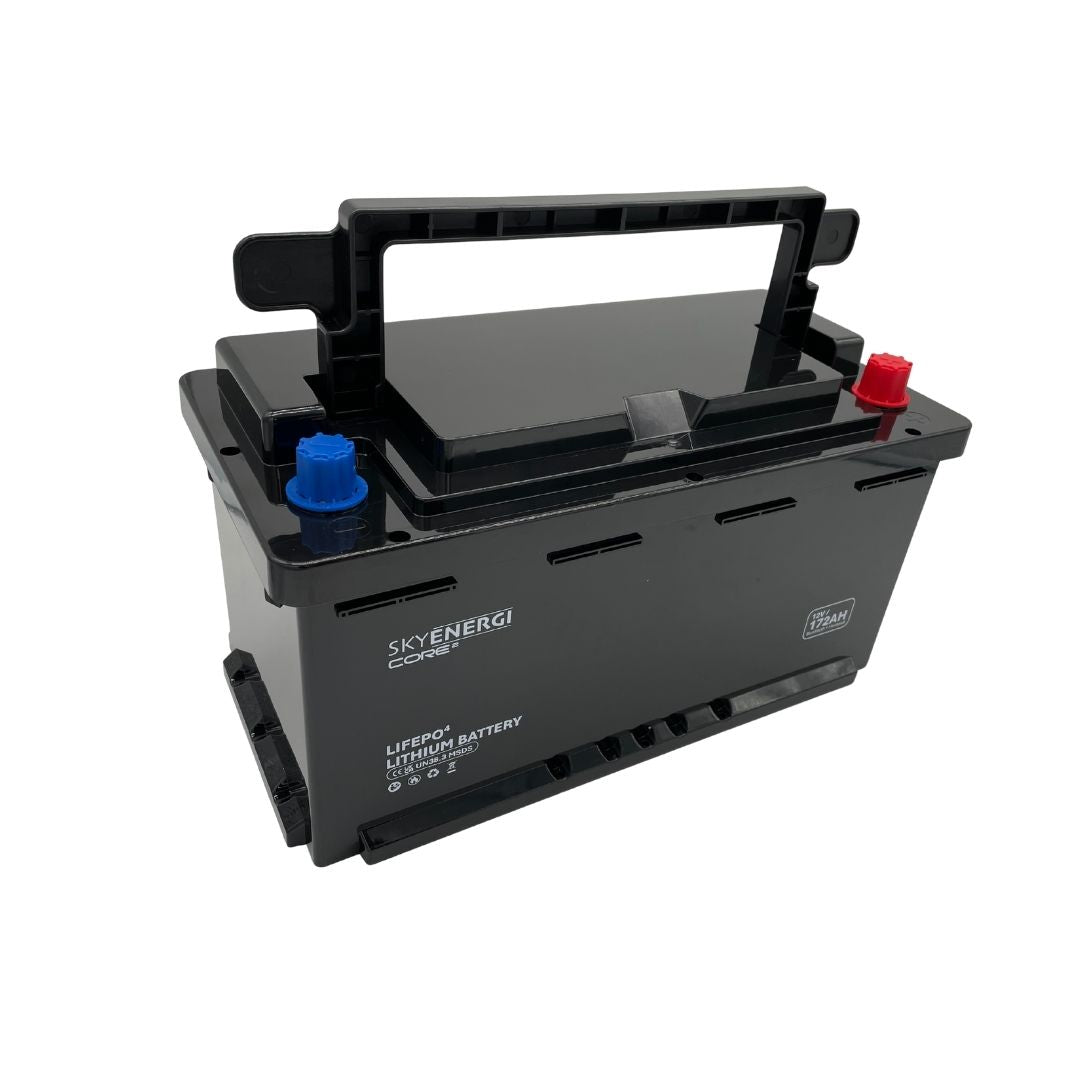 Skyenergi Core2 172Ah Lithium Leisure Battery (H8) DIN Fit - Bluetooth & Heat-Pad