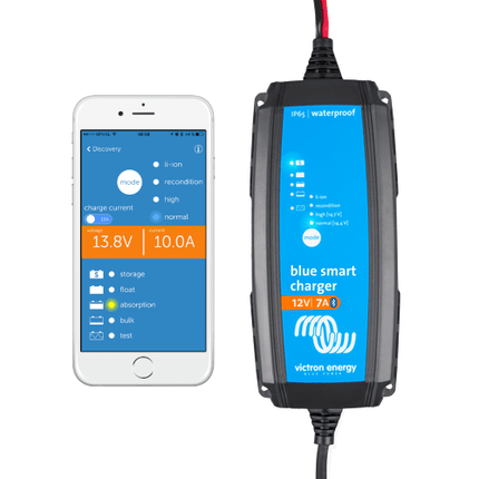 Victron Energy Blue Smart IP65 Charger 12/7(1) - BPC120731024R