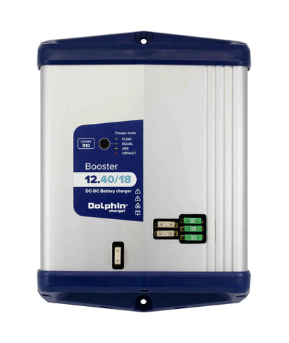 Dolphin Charger DC-DC Booster Dual Output 12V 40A/18A FAN 2db