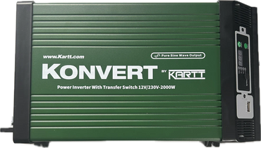 Konvert by KARTT - 2kW Inverter with removable screen