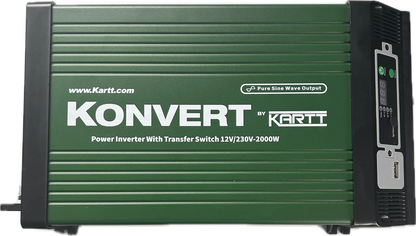 Konvert by KARTT - 2kW Inverter with removable screen