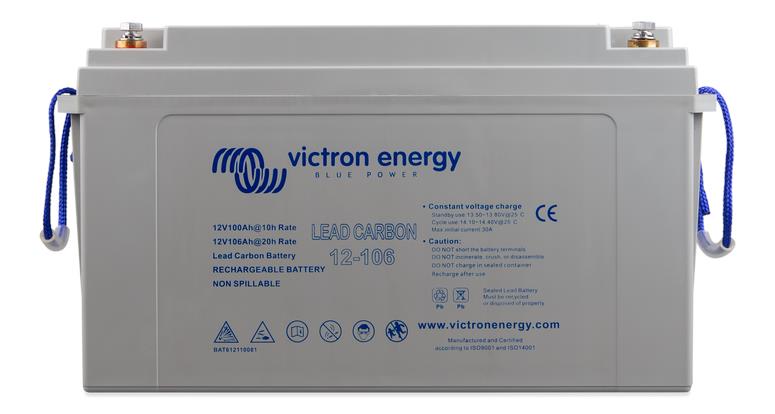 Victron Energy Lead Carbon Battery 12V 106Ah (M8) - BAT612110081