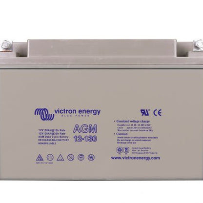 Victron Energy AGM Dual Purpose Battery 12V 130Ah - BAT412121084