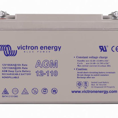 Victron Energy AGM Dual Purpose Battery 12V 110Ah - BAT412101084