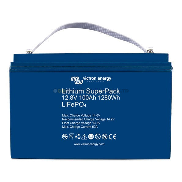 Victron Energy Lithium SuperPack 12,8V 100Ah (M8) High Current - BAT512110710
