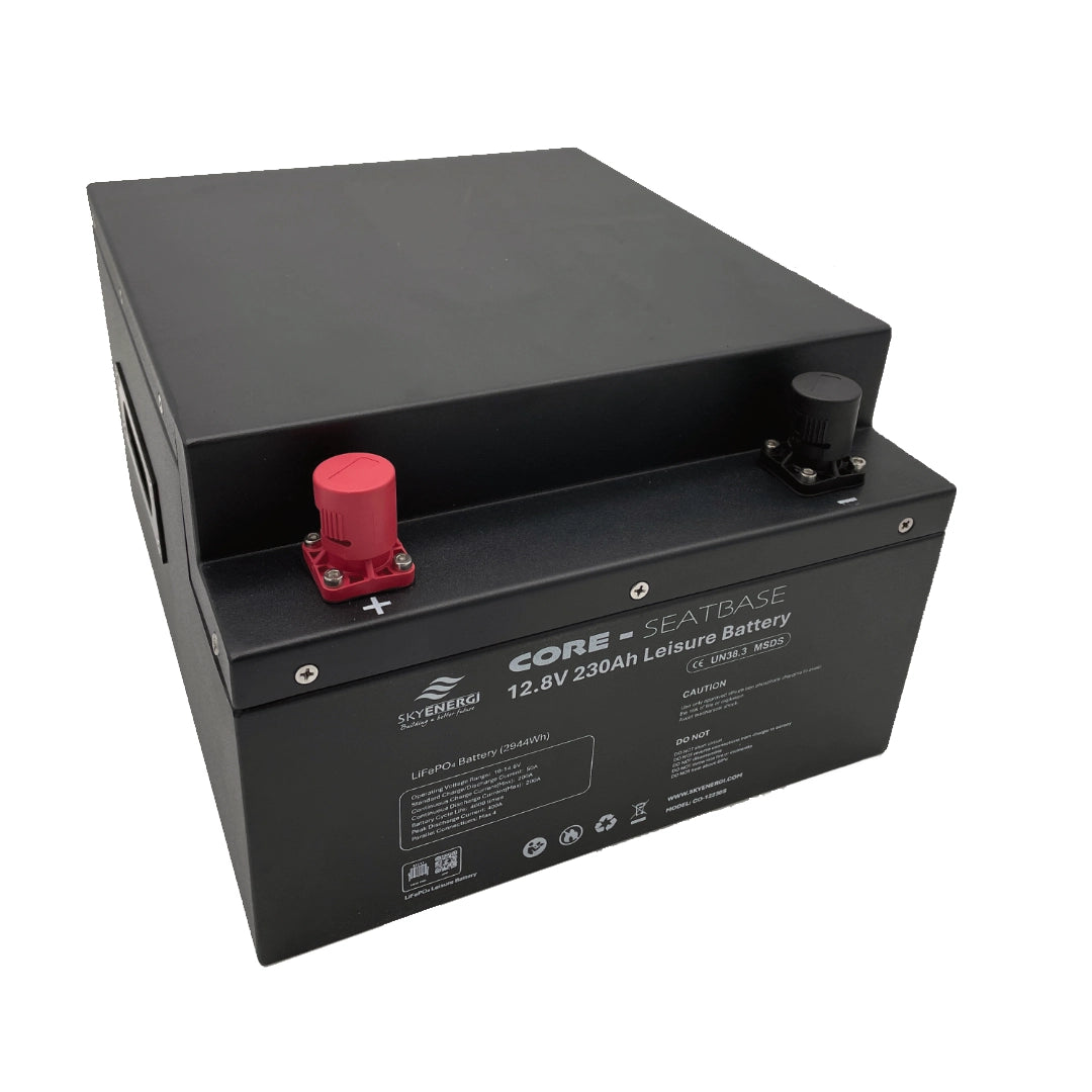 Lithium Leisure Battery - Skyenergi Core 230Ah Seat-base Bluetooth & Heat-Pad