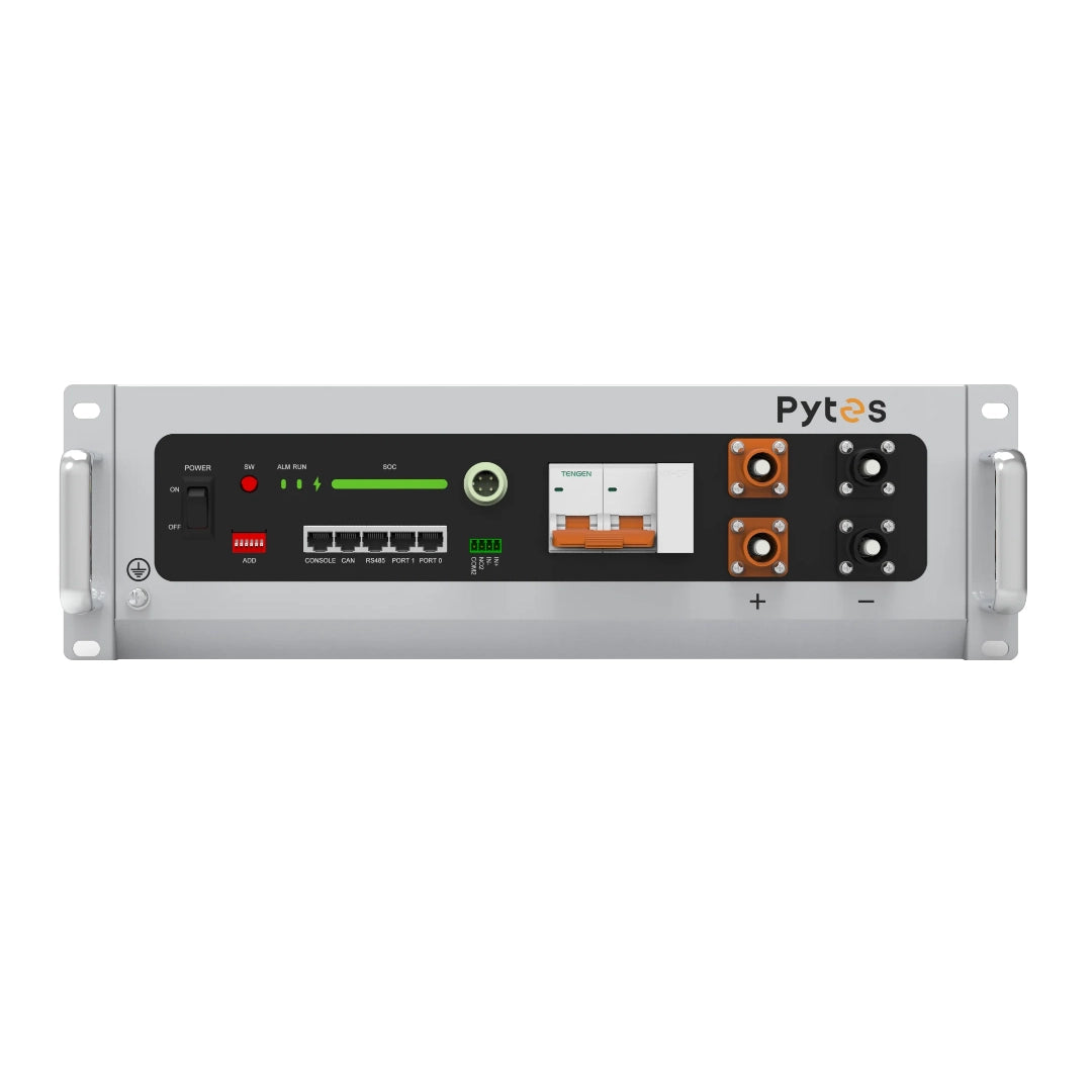 Pytes V5°α Plus 5.12kWh LiFePO₄ Battery | 51.2V