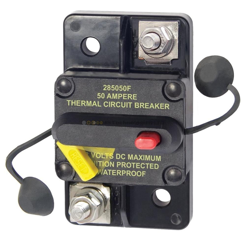 Blue Sea 285-Series Circuit Breaker - Surface Mount 50A - 7183-BSS