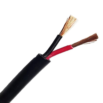2 Core Cable 0.5mm² 11Amps Round Twin Red/Black 12V 24V Auto Car Boat Automotive Wire
