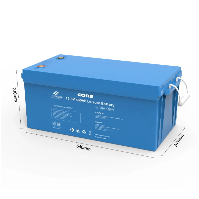 Skyenergi Core 460Ah Lithium Leisure Battery - Bluetooth & Heat-Pad