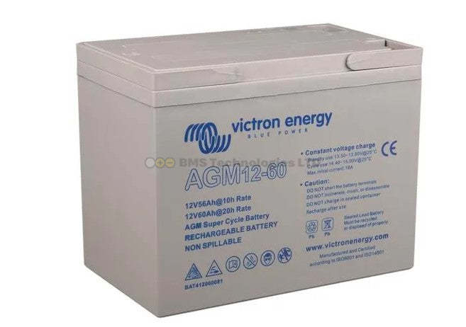 Victron Energy 12V/60Ah AGM Super Cycle (M6)- BAT412060082