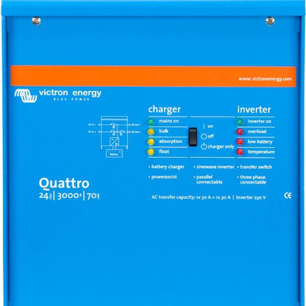 Victron Energy Quattro 24/3000/70-50/50 230V - QUA243020010